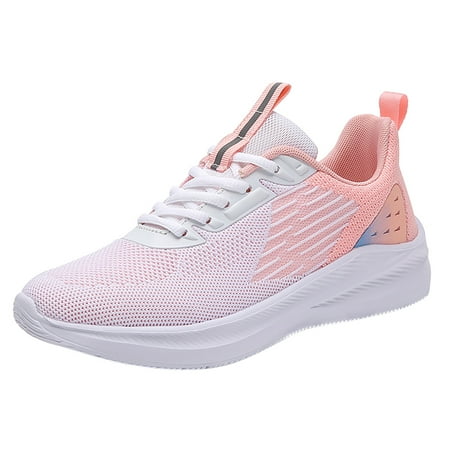 

Luiyenes Leisure Women s Lace Up Travel Soft Sole Comfortable Shoes Outdoor Mesh Shoes Runing Fashion Sports Breathable Shoes