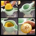 thumbnail image 2 of 1pc Household Manual Lemon Juicers Fruit Hand Squeezer Citrus Extractor Tool for Home Kitchen Restaurant (Green), 2 of 8
