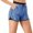 Blue, variant on YYDGH Women Drawstring Yoga Running Shorts 2 in 1 Workout Athletic Shorts with Pockets Gray S