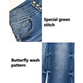 thumbnail image 5 of roswear Wide Leg Jeans for Women Baggy Denim Pants, Size 4-18, 5 of 6