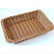 thumbnail image 4 of Cesta de Almacenamiento Hecha A Mano, Organización de Ratán Rectangular, Soporte para Pan, Contenedor de Comida para Aperitivos y Frutas, M, 4 of 5