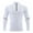 White, variant on Xzbqbs Mens Fashion Shirts Long Sleeve Quarter Zipper Muscle Fit Pullover Tops Lightweight Solid Collared Sports Fitness Shirts