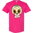 thumbnail image 3 of Inktastic Smiling Sugar Skull for Day of the Dead T-Shirt, 3 of 5