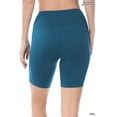 thumbnail image 3 of TheLovely Women & Plus Workout Yoga Running Compression Exercise Biker Shorts with Side Pockets, 3 of 4