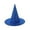 Blue, variant on Xuety Witch Hat Solid Color Halloween Accessory Black Taffeta Costume Hat for Wizard Parties and Events