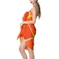 thumbnail image 3 of HAPPY BAY Women's Swimwear Coverups Skirt Beach Long Beachwear Pareos Summer Wraps Vacation Sarong Beach Swim Cover ups for Women One Size Orange, Tie Dye, 3 of 5
