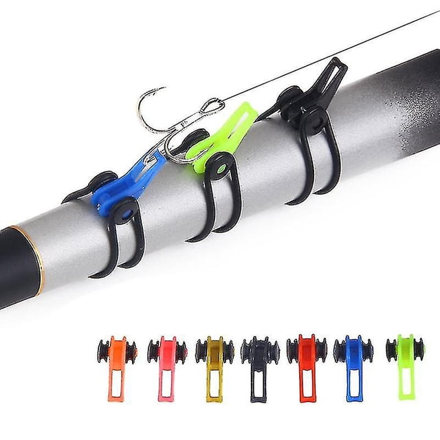 10 piezas de plástico para pesca, anzuelo seguro