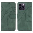 thumbnail image 5 of Compatible with iPhone 14 Pro Wallet Case, Protective Vintage Premium PU Leather Flip with Card Holders Kickstand & Wrist Strap Folio Case Cover for Men Women for iPhone 14 Pro, Green, 5 of 10