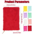 thumbnail image 6 of Notebook Plush Fuzzy Cover Lined Notebook 160 Pages 8 Colors for Office Supplies, 6 of 6