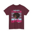 thumbnail image 2 of Glamour Queen Unisex Heavy Cotton Tee "I Will Need Bail Money" in Maroon, 2 of 5