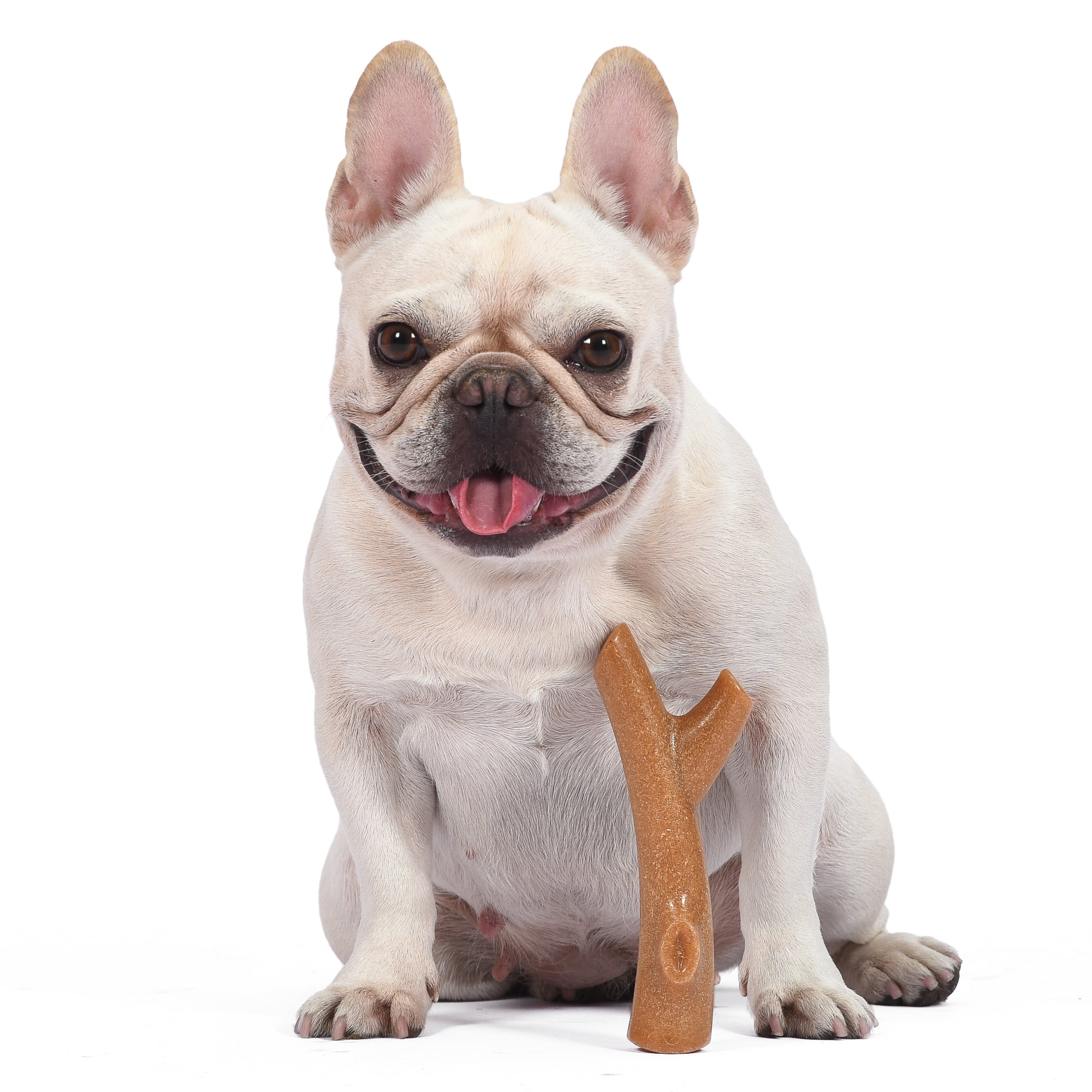 Arm & Hammer Barkies 7" PP+Pine Saw Dust Tree Bark Chicken Flavor Dog Toy