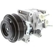 Denso 471-0829 New AC Compressor with Clutch 1 Pack Fits select: 2011-2018 DODGE GRAND CARAVAN, 2011-2016 CHRYSLER TOWN & COUNTRY