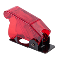 thumbnail image 4 of Plastic 12mm Toggle Switch Cover Protector Cap Guard 25pcs Red, 4 of 8