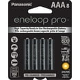 thumbnail image 1 of Panasonic Eneloop Pro AAA High Capacity Ni-MH Pre-Charged Rechargeable Batteries, (Pack of 8), 1 of 5