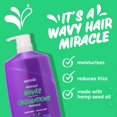 thumbnail image 2 of Aussie Miracle Waves Anti-Frizz Hemp Paraben-Free Conditioner, 2 of 10