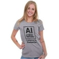 thumbnail image 3 of Camping is Elemental Ironic RV Womens Slim Fit Graphic Tee Brisco Brands L, 3 of 5