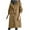 Brown, variant on Women's Long Rain Jacket Windproof Rain Coat with Hood Outdoor Lightweight Raincoats Waterproof Windbreaker with Pocket