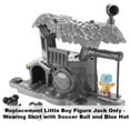 thumbnail image 6 of Replacement Part for Fisher-Price Little People Swing & Share Treehouse Playset - DYF19 ~ Replacement Little Boy Figure Jack ~ Shirt with Soccer Ball ~ Blue Hat, 6 of 6