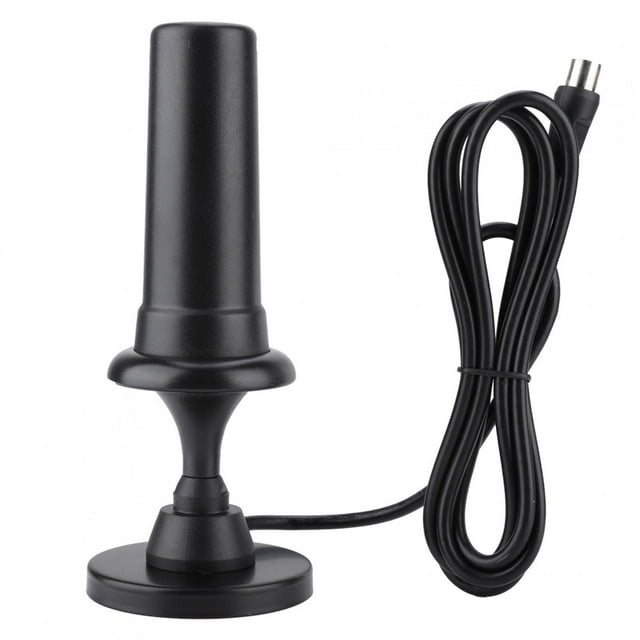 Antena de TV digital UHF/VHF portátil para coche Base 36dB Antena interior DTMB con cable de 1,5 m