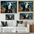 thumbnail image 4 of Designart "Dreaming Dalmatian III" Animals Dog Floater Framed Wall Decor, 4 of 5