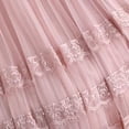 thumbnail image 5 of YABCSAZ Women's Midi Long Tulle Skirts Dressy Casual Elegant A-Line Elastic Waist Dress Flowy Swing Mesh Skirt for Women, 5 of 7