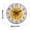 B, variant on XEOVHV Sunflower Kitchen Decor Round Wall Clock 12 Inch Silent Non Ticking Battery Operated Wood Clock for Bedroom Bathroom Living Room