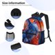 thumbnail image 3 of Disketp Vibrant Hummingbird Watercolor Art Mochila Ligera Clásica con Múltiples Bolsillos, Mochila Casual para Hombre y Mujer, Ideal para Escuela, Trabajo y Viajes, 3 of 6