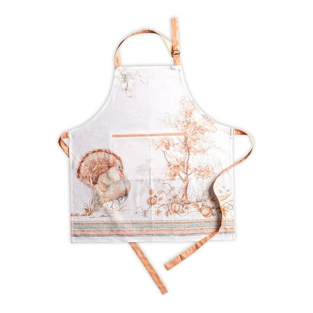 

Maison d Hermine Giving Thanks 100% Cotton 1 Piece Kitchen Apron with an Adjustable Neck & Invisible Center Pocket with Long Ties for Women Men Chef (27.50 Inch by 31.50 Inch)
