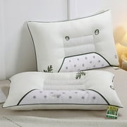 Soft Polyester Bed Pillow for Side Back Stomach Sleep, Multicolor, Hotel Style Feel, 74 x 48 cm, 1 Pillow
