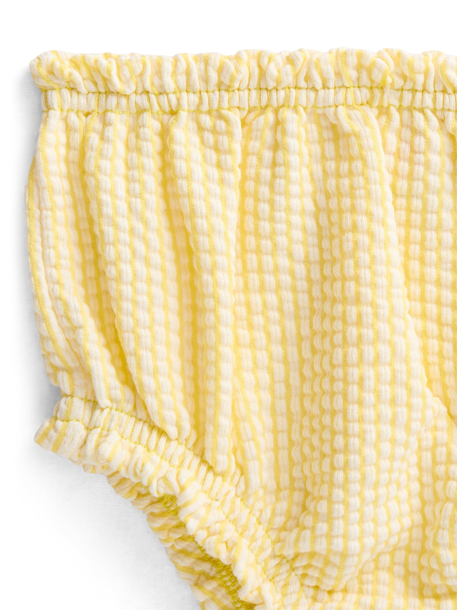 Wonder Nation Baby Girls Seersucker Romper & Bloomers with Flutter-Sleeve, 2-Piece Set, Sizes 0–24M