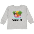 thumbnail image 3 of Inktastic Naples Florida Beach Vacation Boys or Girls Long Sleeve Toddler T-Shirt, 3 of 5