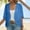 Blue, variant on MKLEKYY Fxr Jacket for Women Women Kimono Cardigan Solid Color Summer Loose Cover Ups Casual Lightweight Blouse Beach Boho Shawl Tops