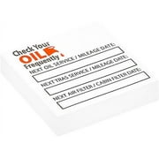 Parts Flix OCS5-50 Style 5 Oil Change Sticker, 50 Pack