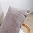 thumbnail image 6 of Home Soft Things Textured Velvet Pillow Covers (Set of 2), - Softpink - 14" x 26", 6 of 6