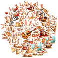 thumbnail image 2 of Cartoon Rabbit Stickers, Waterproof Animal Sticker for Water Bottle Laptop Phone Cases Planner Skateboard Luggage Helmet Party Favor Decor, Ideal for Adults Teens Teacher Rewards, 2 of 9