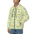thumbnail image 3 of Naloa Armadillo Floral Men’s Hoodies, Zip up Hoodie, Sweatshirts,Hoodies for Men Sizes S-3XL-X-Large, 3 of 5