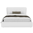 thumbnail image 2 of Casabianca Home Agoura queen storage bed in white pu leather., 2 of 10