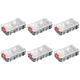 thumbnail image 1 of Caja Aparejos Pesca Gran Capacidad Herramientas Impermeable Con Tapa Transparente (+) Rojo Y Blanco, 1 of 4