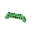 thumbnail image 3 of Terminal Grounding Bar Screw Block Barrier Brass Strip 8 Positions Green, 3 of 5