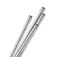 thumbnail image 1 of Tubo de acero inoxidable 304 de 4 piezas de 300 mm, 0.8 mm OD, 0.2 mm de grosor de pared, tubería de acero inoxidable sin costura para construcción/mecanizado/manualidades, 1 of 1