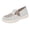 Beige, variant on Women‘s Slip On Walking Shoes Lightweight Comfort with Buckle Breathable Casual Shoes Non-Slip for Garden & Leisure Purple 8
