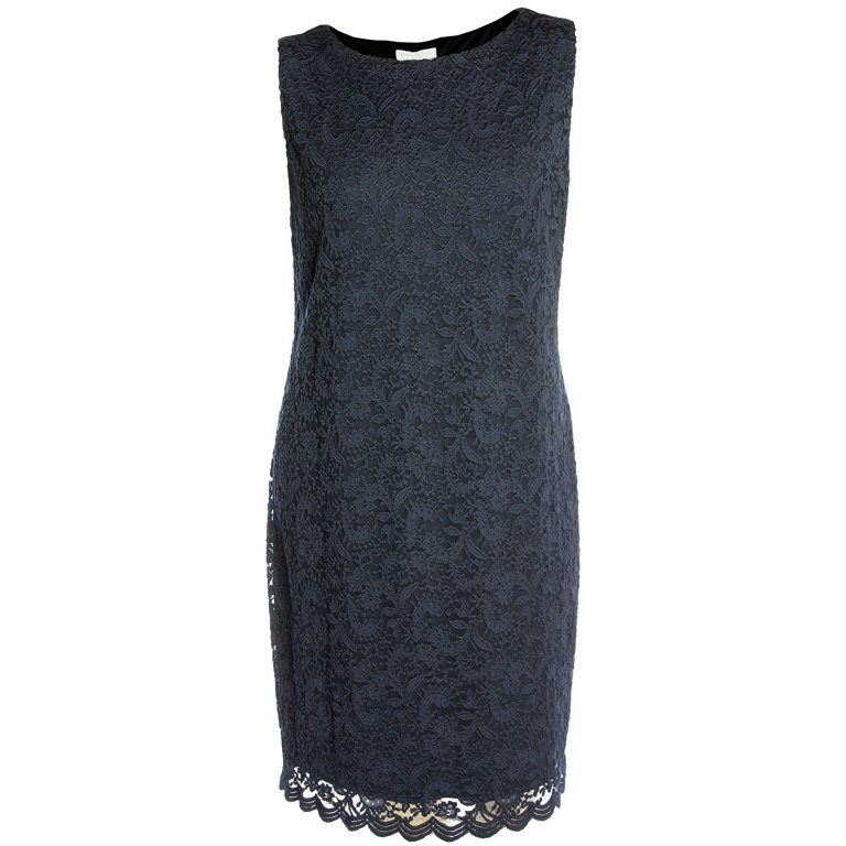 Charter Club Women's Plus Sleeveless Scalloped Edge Lace Dress 3x