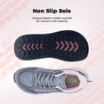 thumbnail image 7 of GOOBON Wide Toe Box Shoes Women Arch Support Walking Shoes for Plantar Fasciitis Wide Width Orthotic Tennis Sneakers, 7 of 7