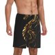 thumbnail image 2 of Fotbe Golden Dragon Tattoo Art Pantalones Cortos de Pijama para Hombre, Ropa de Dormir, Pantalones de Pijama Cortos para Hombre-X-Large, 2 of 6