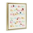 thumbnail image 4 of Stupell Industries Fun Alphabet Chart Novelty Painting Gold Floater Framed Art Print Wall Art, 25 x 31, 4 of 10