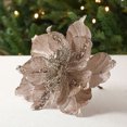 thumbnail image 2 of Nuevas flores navideñas de 22 cm, simulación de flores artificiales, adorno para árbol de Navidad, guirnaldas DIY, decoración para el hogar, boda, fiesta de año nuevo, 2 of 5
