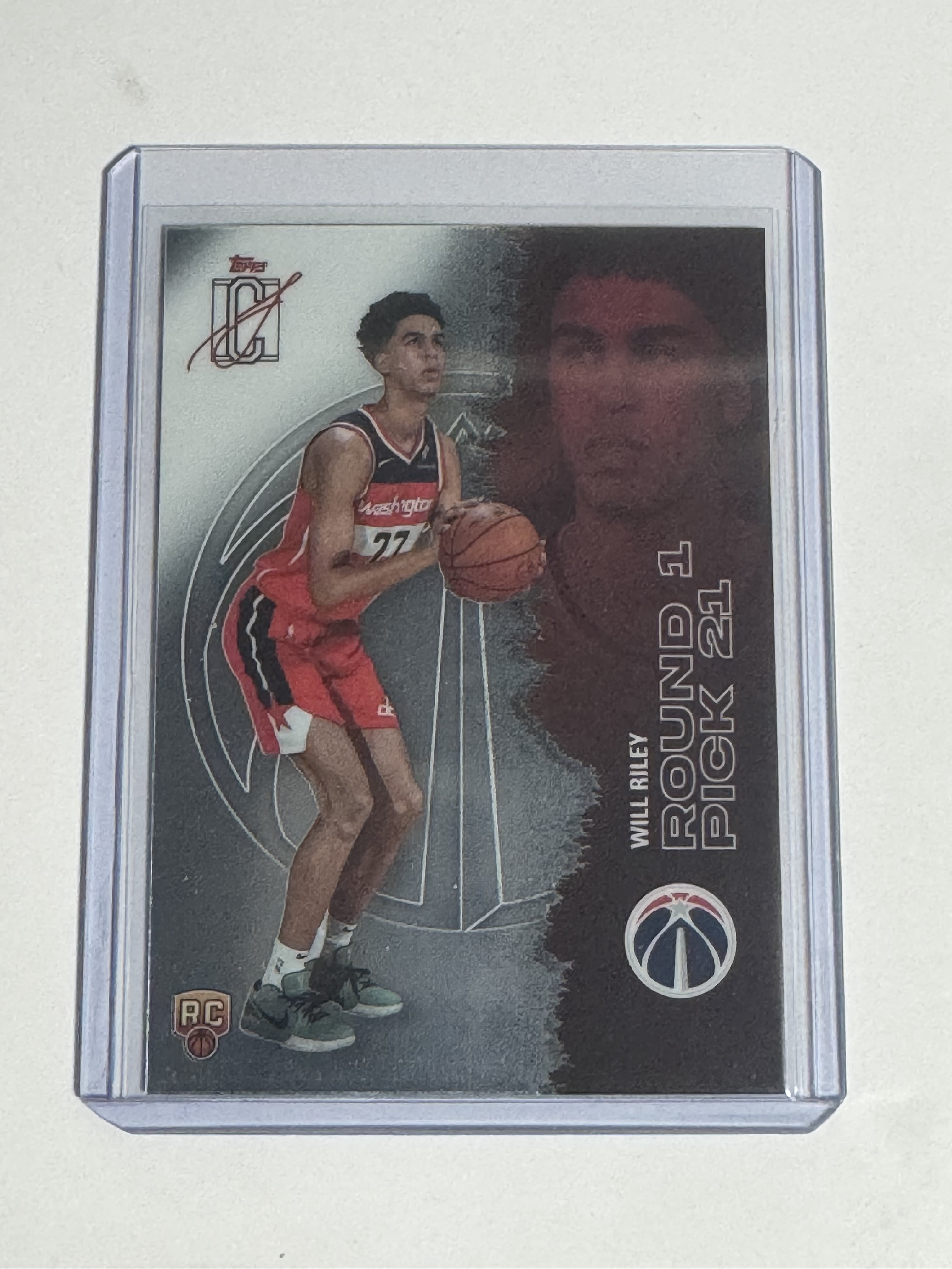 2026 Topps Signature Class Will Riley Rookie RC #117 Washington Wizards
