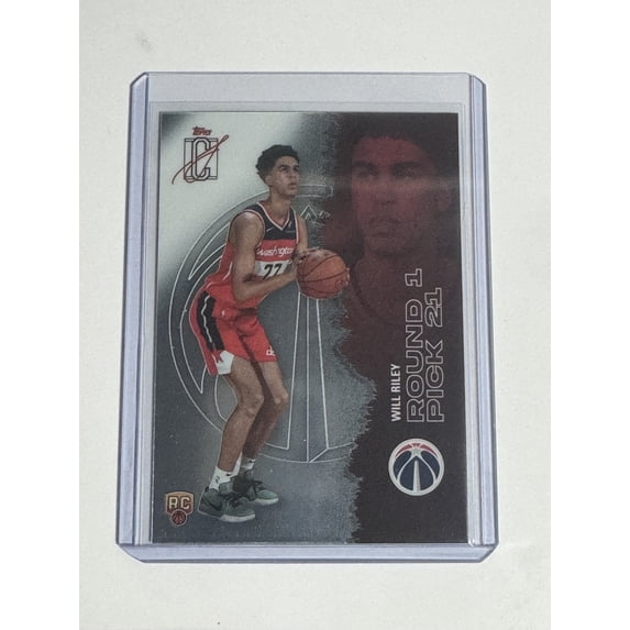 2026 Topps Signature Class Will Riley Rookie RC #117 Washington Wizards Basketball Trading Card