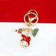 thumbnail image 1 of Sanrio-llaveros navideños de dibujos animados para niños, colgante de Hellokitty Cinnamorol, mochilas de Anime Kawaii, llavero colgante, regalo de Navidad Fivean unisex, 1 of 2