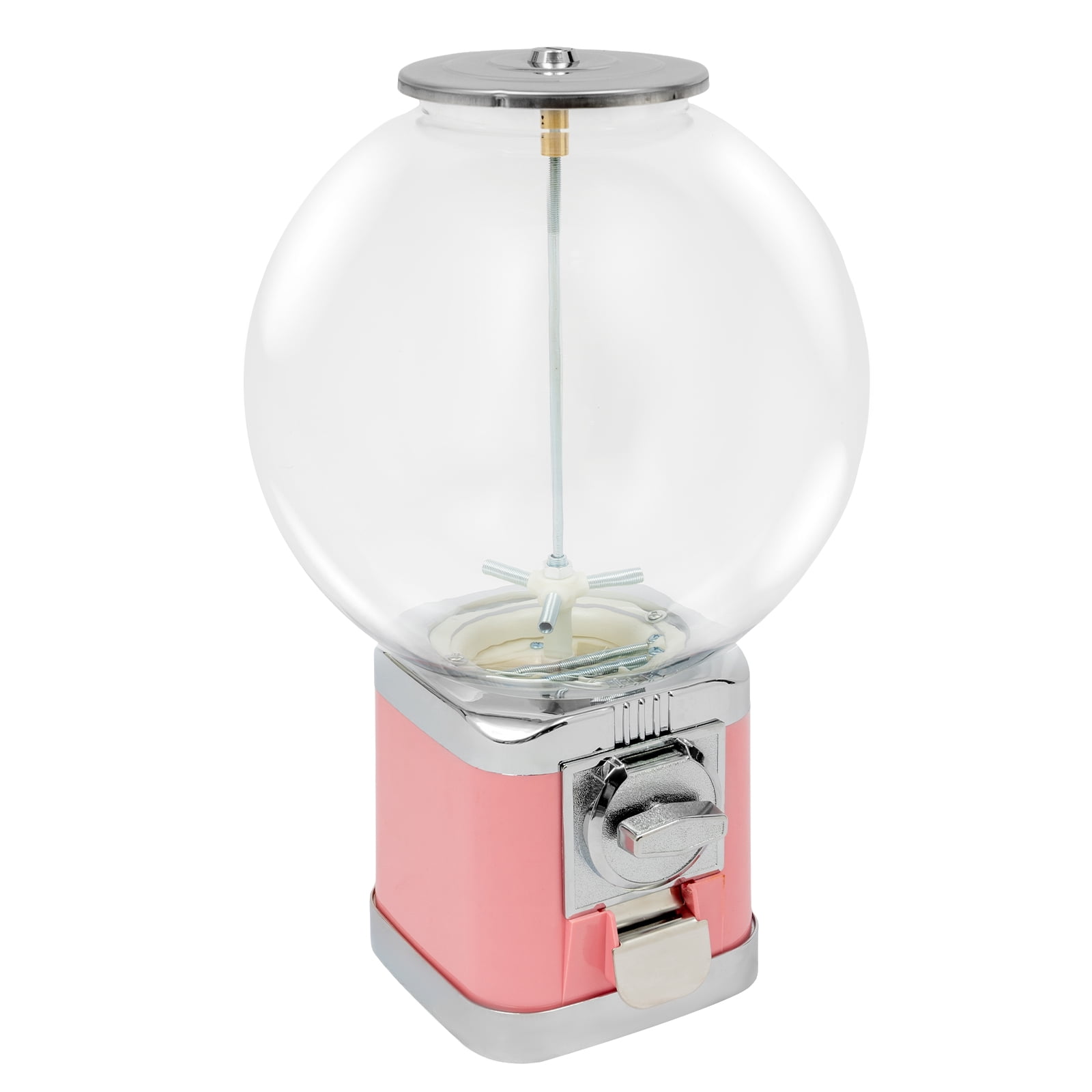 19.7" Tall Gumball Machine 375 Gumballs Candy Vending Machine for Commercial Home Pink